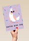 Zomer kaart Happy bird day