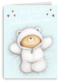 Forever Friends geboortefelicitatie zoon