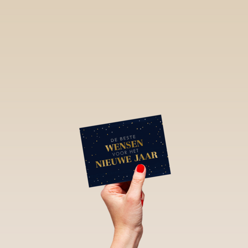 nieuwjaar kaart de beste wensen voor het nieuwe jaar