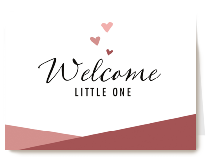 geboorte dochter welcome little one
