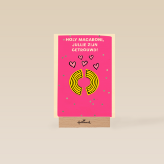 Holy macaroni jullie zijn getrouwd
