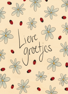 Lieve Groetjes Bloemen Matia Studio