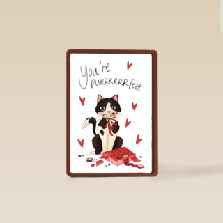 Valentine You are purrfect Matia