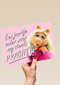 Miss Piggy kaart een jaartje ouder
