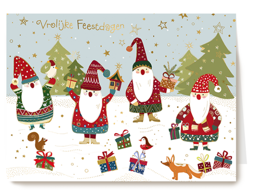 Kerstkaart Hallmark | Turnowsky Kerstmis Cadeautjes