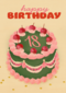 happy birthday cake with 18