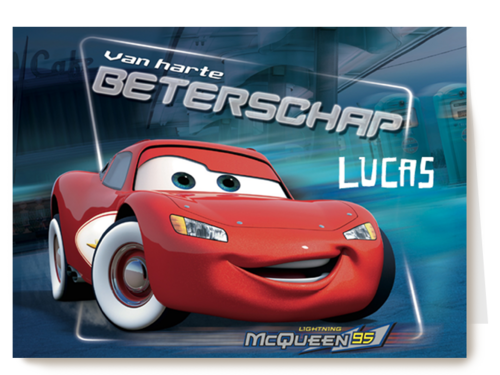 Kaart Hallmark | Beterschapskaarten | Beterschapskaart Met Cars