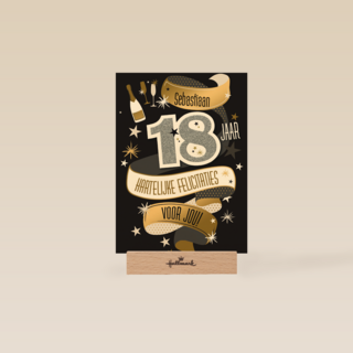 18 jaar jarig leeftijd achttien