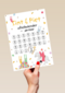 Sinterklaaskaart Sint en piet aftelkalender