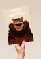Dikke knuffel Beer Folio beige