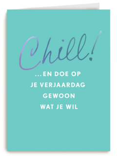 Verjaardagskaart grappig doe wat je wil