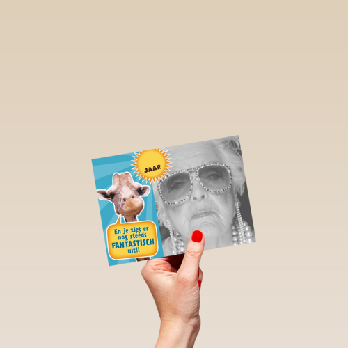 fotokaart en je ziet er nog steeds fantastisch uit
