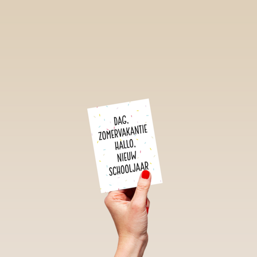 dag zomervakantie