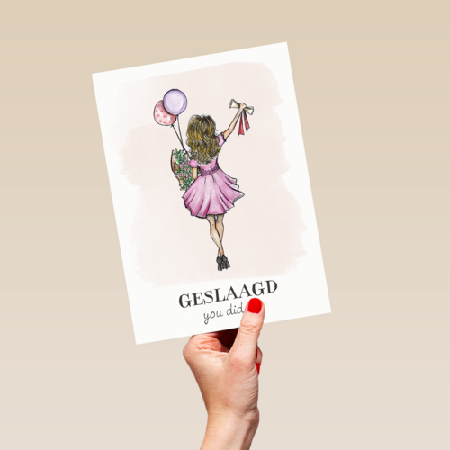 Geslaagd You Did It Vrouw