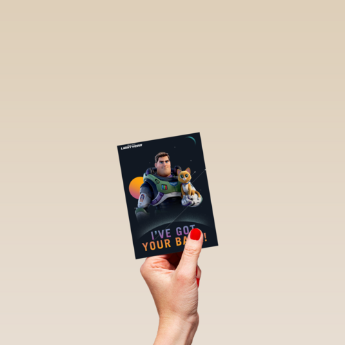 zomaar kaart buzz lightyear