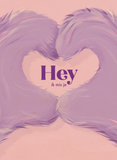 Ik mis je Fluffy Hands