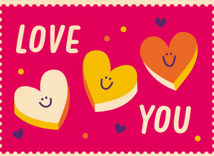 Kinderpostzegels - Love You