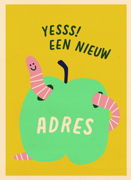 Houten Kaart Felicitatie Nieuwe Woning | Houten Kaart Hallmark | Felicitatie Nieuwe Woning | Nieuwe Woning Kaart Yes Een Nieuw Adres