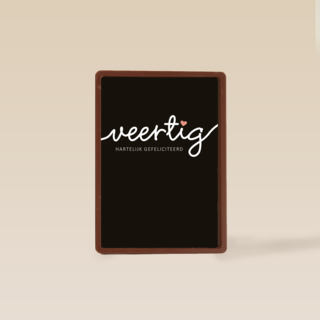 Verjaardagskaart 40 veertig hartelijk gefeliciteerd