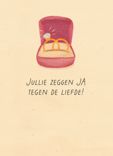 Jullie zeggen ja tegen de liefde verloving