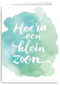 watercolor hoera een kleinzoon