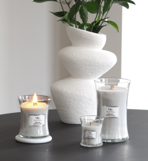 Woodwick Geurkaars Medium Warm Wool