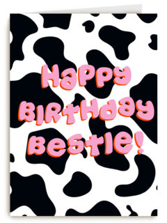 verjaardag kaart hip happy birthday bestie