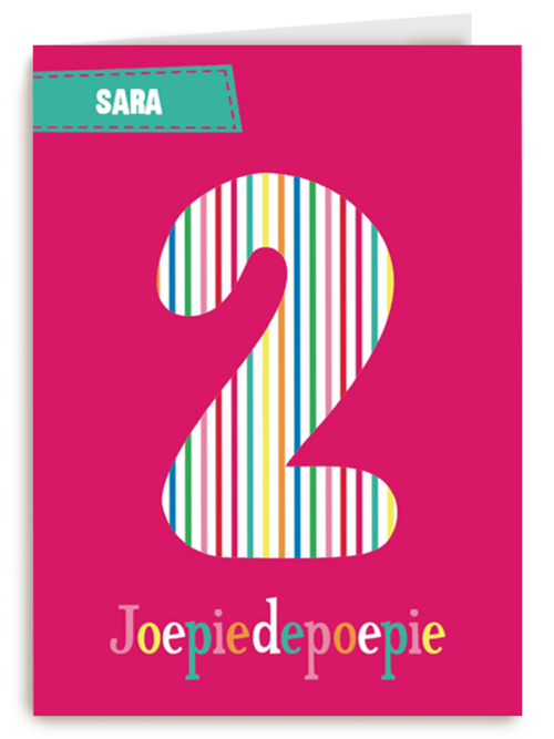 joepie jij bent 2 jaar