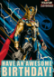 Verjaardagskaart Thor Have an awesome birthday