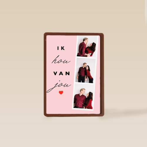 valentijnskaart foto ik hou van jou