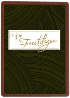 Kerstkaart stijlvol fijne feestdagen