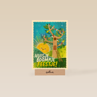 Kinderpostzegels - Huisje boompje feestje!