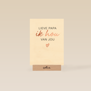 vaderdag kaart hip lieve papa ik hou van jou
