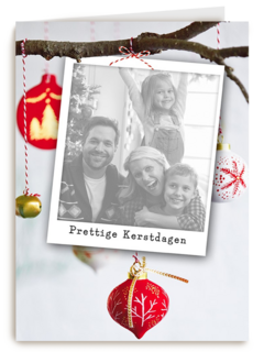 tak kerstversiering fotokaart