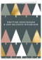 Kerstkaart zakelijk design kerstbomen