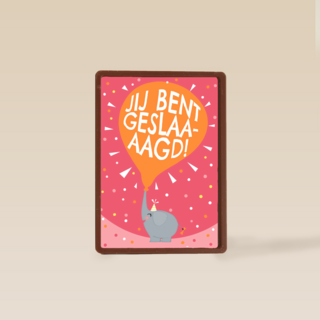 Olifant Jij bent geslaagd