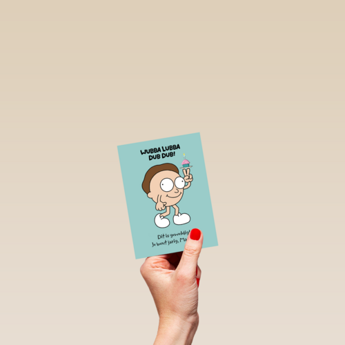 Rick Morty Wubba Lubba Dub Dub