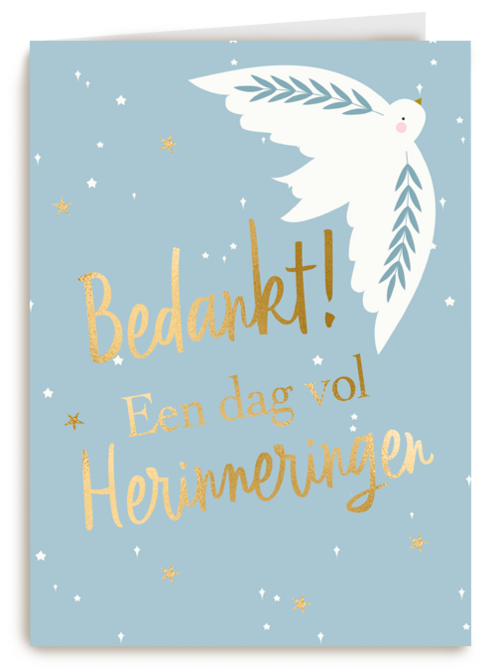 Bedankt een dag vol herinneringen volwassen