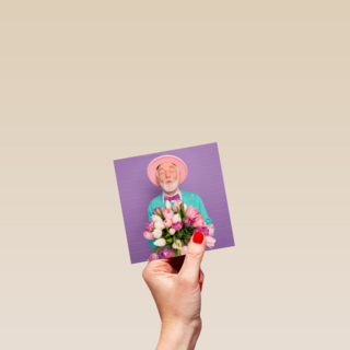 Een grote bos bloemen speciaal voor jou