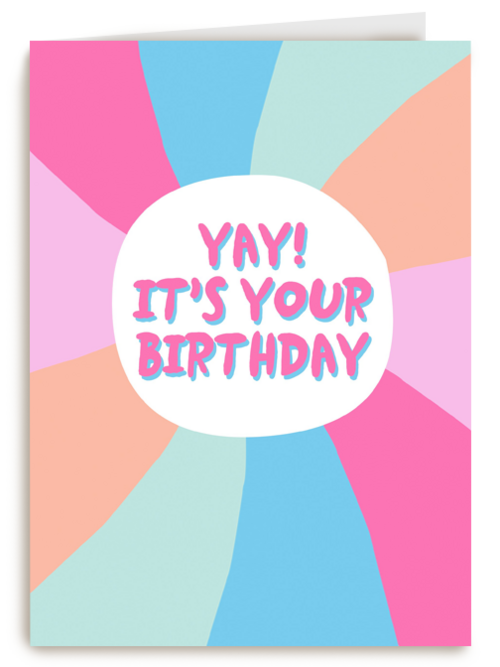 Verjaardagskaart Hallmark | Verjaardagskaart Tiener Meisje En Vrouw Hip Yay It Is Your Birthday