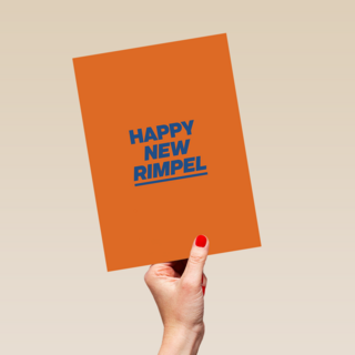 Verjaardagskaart vrouw grappig Happy new rimpel