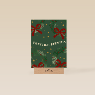 prettige feesten met deze rode kerstkransen