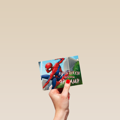 Avonturen beleven op kamp met Spiderman
