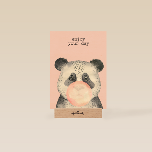 verjaardag kaart hip panda enjoy your day