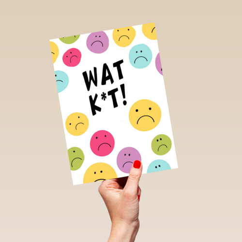 Gezakt kaart smilies
