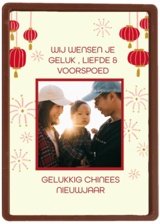 Gelukkig chinees nieuwjaar fotokaart