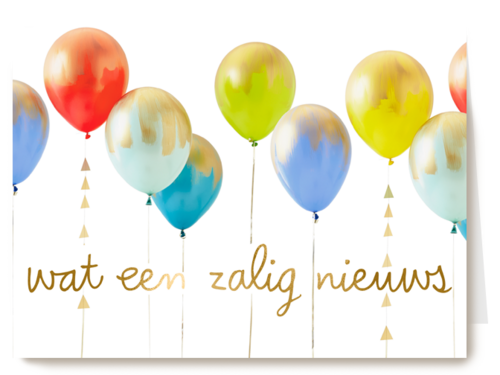 Verjaardagskaart Hallmark | Wat Een Zalig Nieuws Met Ballonnen