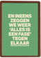 Alles is een fase AndC