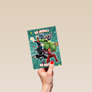 Marvel Avengers be merry be bright