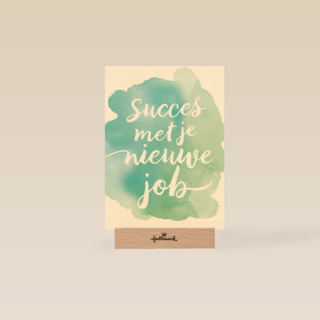 watercolor succes met je nieuwe baan